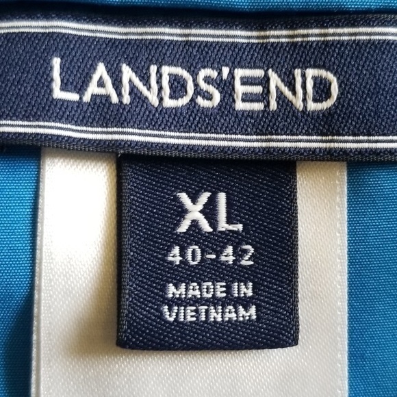 Lands' End Men’s Blue Swim Trunk Shorts Sz. XL - Picture 10 of 13